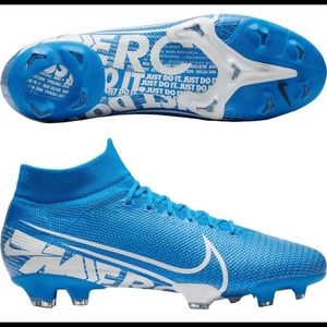 Nike Mercurial Superfly 7 Pro FG Sky Blue Size 9.